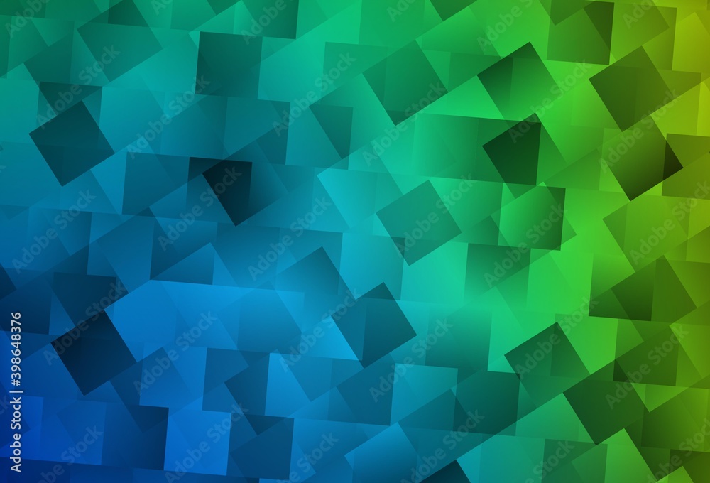 Light Blue, Green vector backdrop with rhombus. Light Blue, Green vector backdrop with rhombus.