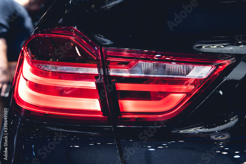 Taillight of a modern luxury car, car taillight sports auto detail © admin_design