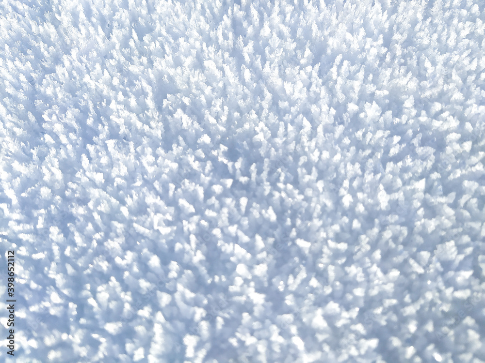 Obraz premium blue snow texture, snow background 