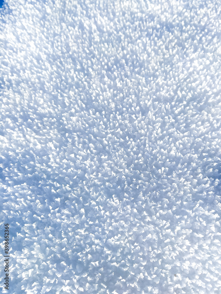 Obraz premium blue snow texture, snow background 