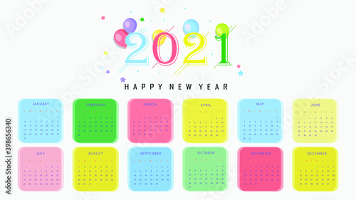 Calendar for 2020 