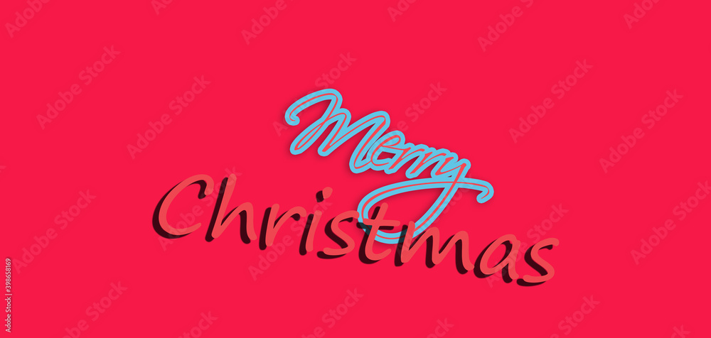 Merry Christmas Calligraphic Lettering background design Merry Christmas Calligraphic Lettering background design