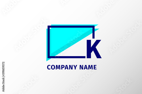 Free Download screen frame letter K. modern and stand out professional corporate logo - GFXLoad