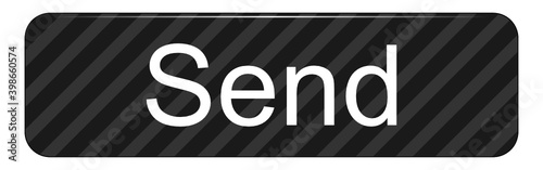 Send Button on white background - illustration