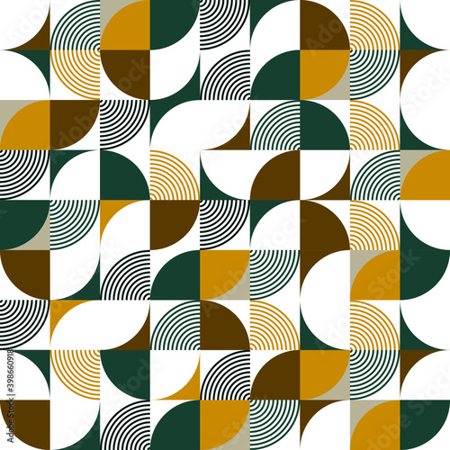 Creative modern seamless geometrical shape pattern