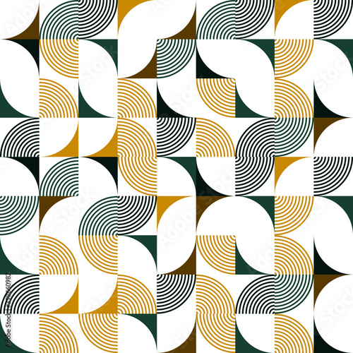 Creative modern seamless geometrical shape pattern