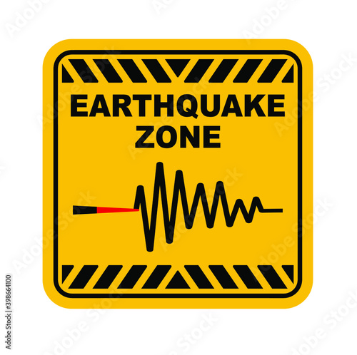 earthquake sign	