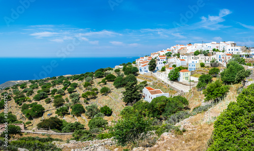 Nikia Village panoramic view in Nisyros Island
