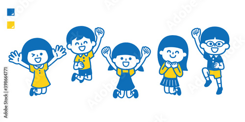Jumping kidsJumping kids