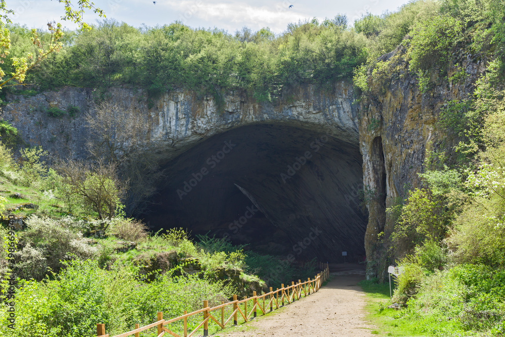 Devetashka cave near Devetaki village, Bulgaria Devetashka cave near Devetaki village, Bulgaria