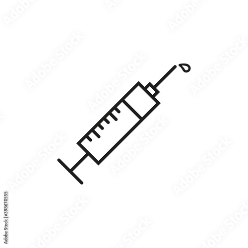 Symbol/ Icon - Spritze, Impfung photo