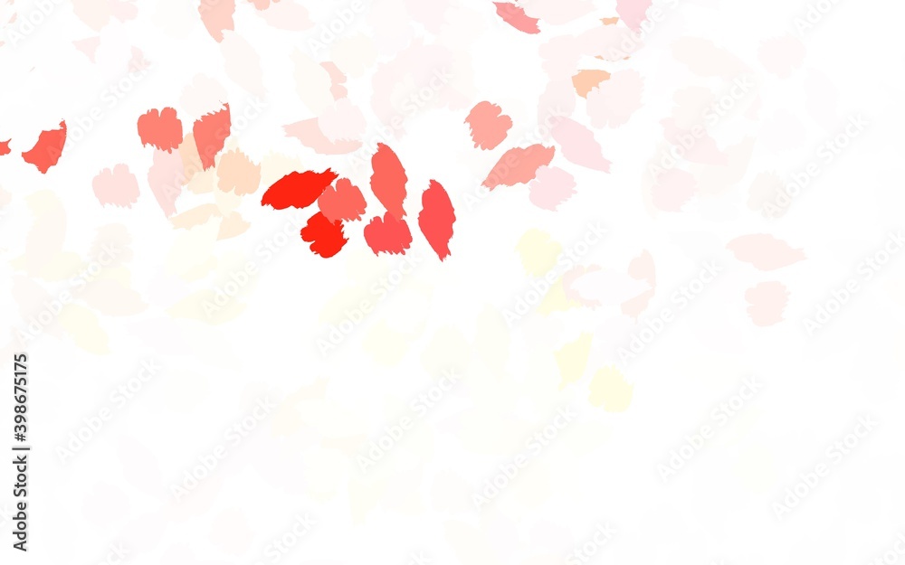 Light Red vector backdrop with memphis shapes. Light Red vector backdrop with memphis shapes.