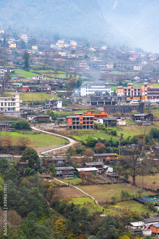 village in the mountains