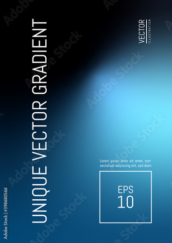 Vector blurred mesh gradient background trend colors