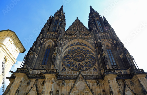 Prague, Pr, Czech Republic - August 24, 2016: Cathedral of Sain