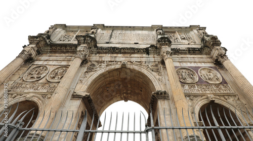 Rome, RM, Italy - March 5, 2019:  Ancient Monument Arch of Const photo