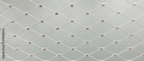 Stainless steel cable mesh. Safety net.
Edelstahl Seilnetz. Sicherheitsnetz.