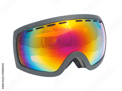 Ski Goggles. Isolated with clipping path.
