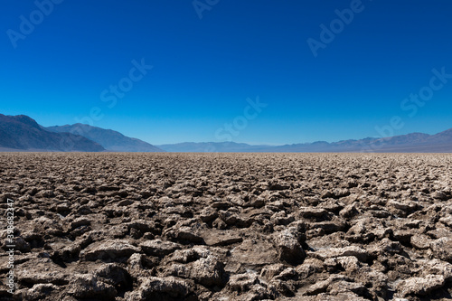 View of the Badwater Basin at the Death Valley in California  USA.