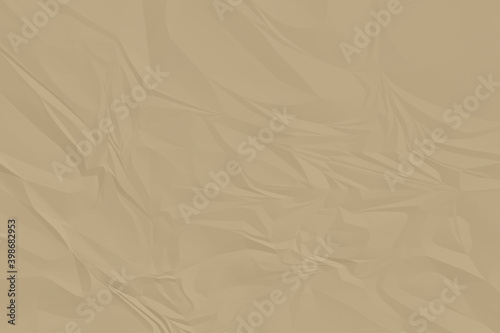 crumpled brown paper background close up