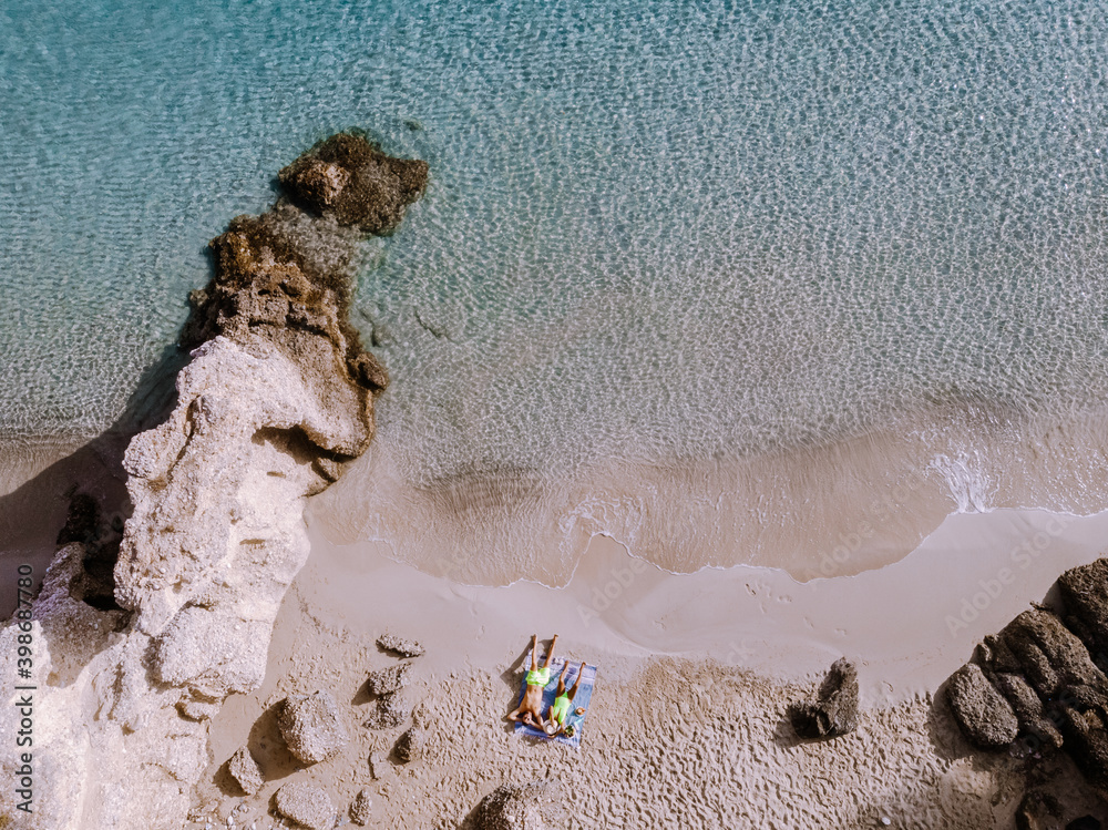 Istron Tropical beach of Voulisma beach, Istron, Crete, Greece ,Most beautiful ...