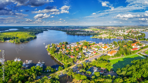 Ilawa - a city located in the Iława Lake District, on the longest lake in Poland - Jeziorak