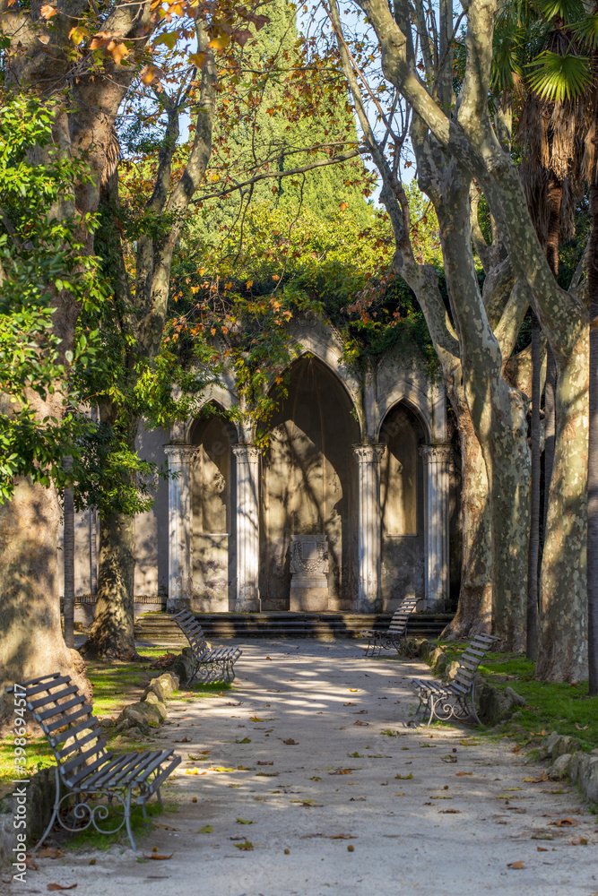 Parc arboré à Rome