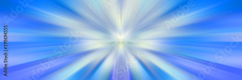 Flash of blue light. Abstract design background. A graphical representation of a perspective.