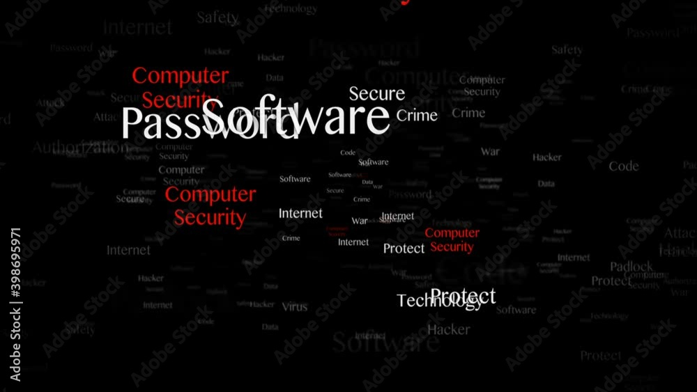 COMPUTER SECURITY Keywords Animation, Background, Loop, 4k