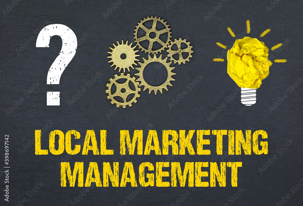 Obraz premium Local Marketing Management