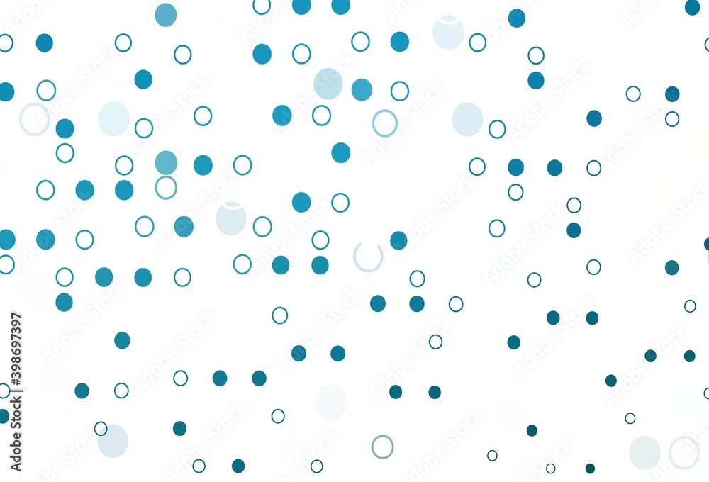 Light BLUE vector layout with circle shapes.