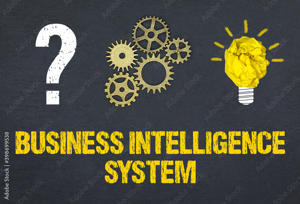 Obraz premium Business Intelligence System