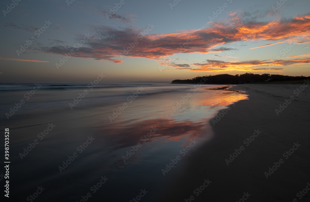 Picturesque coastline reflections Picturesque coastline reflections