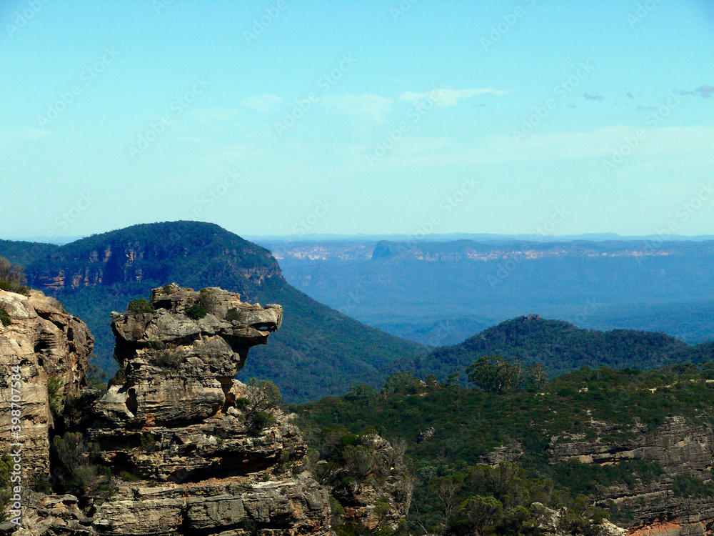 A view of the Boar's Head at Katoomba in the Blue Mountains, Australia
