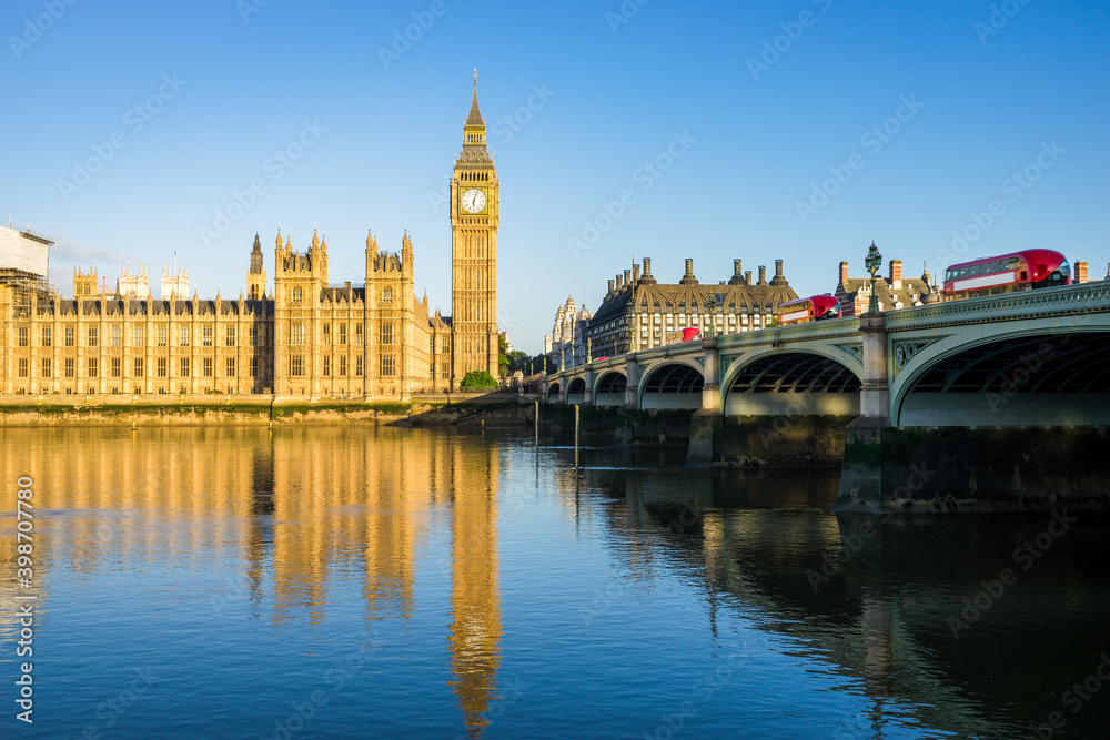 Big Ben famous landmark of London. England