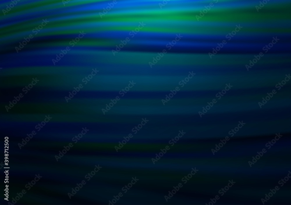 Dark BLUE vector template with lines, ovals. Shining illustration, which consist of blurred lines, circles. The elegant pattern for brand book. Dark BLUE vector template with lines, ovals. Shining illustration, which consist of blurred lines, circles. The elegant pattern for brand book.