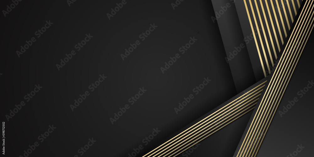 Vector abstract geometric gold background with triangle and lines Stock ...