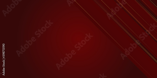 Red abstract background with square diamond line geometric shapes