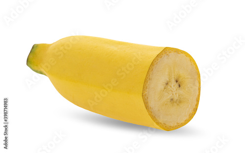 Banana isolated on white background.