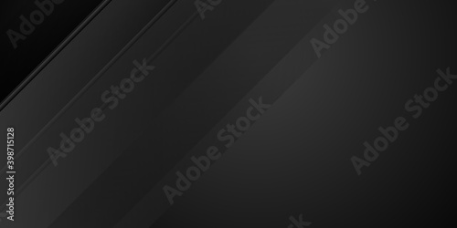 Black abstract background with diagonal stripe lines