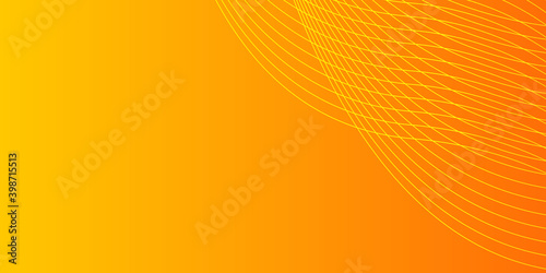 Abstract colorful orange curve line background