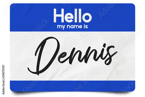 Foto Hello my name is Dennis