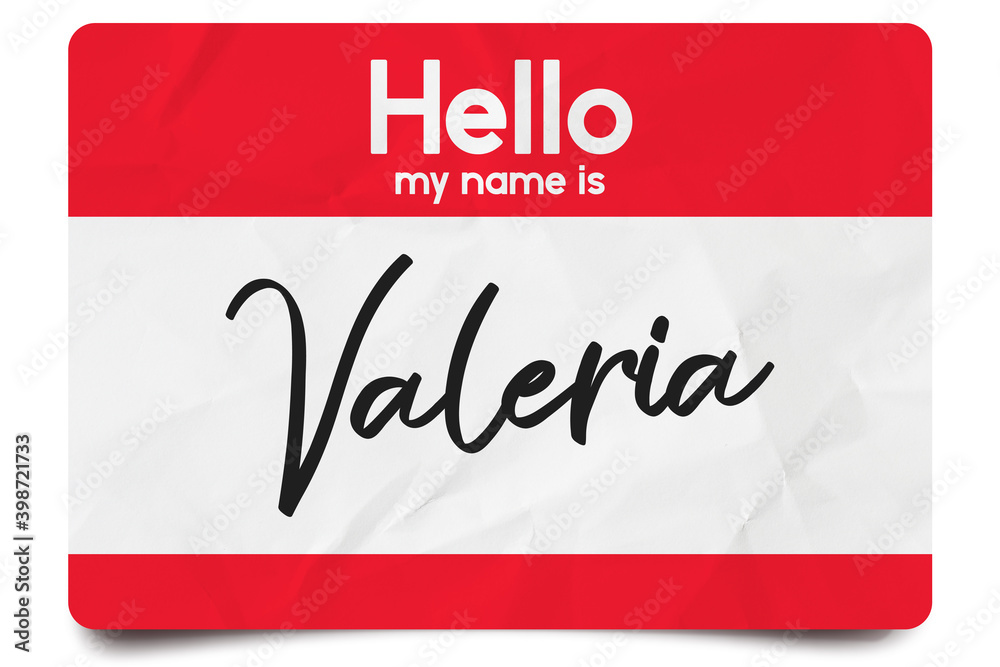 Hello my name is Valeria Hello my name is Valeria