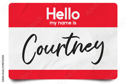 Hello my name is Courtney photo