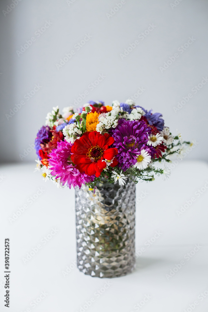 A very beautiful bouquet of different flowers