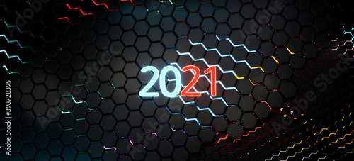 2021 neon bright vibrant le...