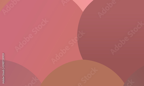Wallpaper Mural Modern Red and pink circles background, digitally created Torontodigital.ca