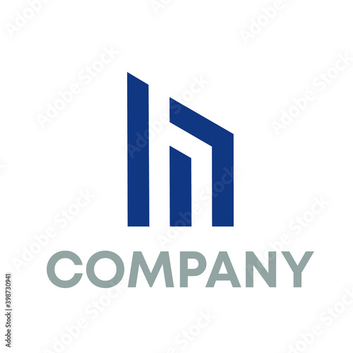 letter HM logo