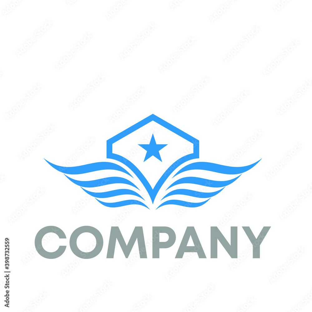 Obraz premium wings logo