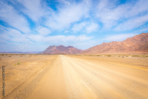 Gravel road from Ai-Ais to Aus in Richtersveld Transfrontier Park  Namibia.